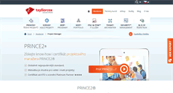 Desktop Screenshot of prince2.cz