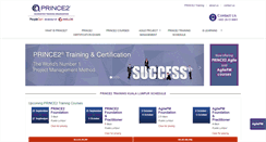 Desktop Screenshot of prince2.com.my